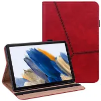 SKALO Samsung Tab A9+ PU-nahkainen Lompakkokotelo - Punainen