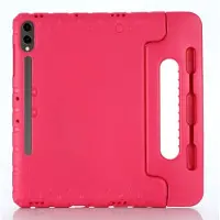 SKALO Samsung Tab S9+/S9+ FE Kuori kahvalla/telineellä - Pinkki