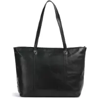 The Chesterfield Brand Ferrera Shopperit Nahka 38 cm Kannettavan tietokoneen taskun syvyys Musta