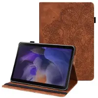 SKALO Samsung Tab A8 10.5 (2021/2022) Mandala Suojakotelo - Ruskea