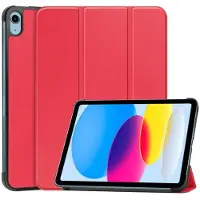 SKALO iPad 10.9 (2022) Trifold Suojakotelo - Punainen