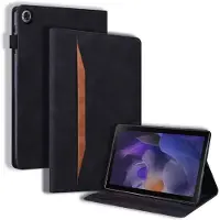 SKALO Samsung Tab A9 PU-nahkainen Lompakkokotelo - Musta