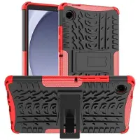 CaseOnline Iskunkestävä kuori jalustalla Samsung Galaxy Tab A9 - Punainen