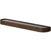 Audo Copenhagen Epoch hylly koukuilla 118 cm Dark stained oak-black