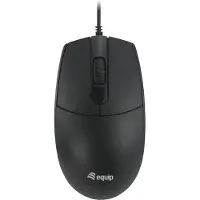 Equip 245117, Molempikätinen, Optinen, USB A-tyyppi, 1200 DPI, Musta