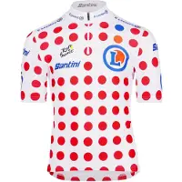Santini Tour De France Overall Leader Lyhythihainen Pyöräilypaita