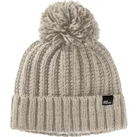 Jack Wolfskin Women's Highloft Knit Beanie Dusty Grey Pipot S