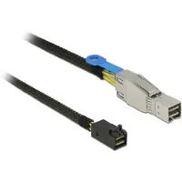 DeLOCK 83618, 1 m, Mini SAS HD SFF-8644, Mini SAS HD SFF-8643, Suora, Suora, Uros/uros