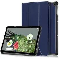 SKALO Google Pixel Tablet Trifold Suojakotelo - Tummansininen