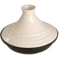 Staub Tagine valurauta musta-beige 20 cm