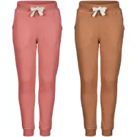 Minymo Basic 37 -Sweat Pant (2-Pack) - Pink - 116
