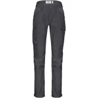 Fjällräven Women's Kaipak Trousers Curved Basalt Ulkoiluhousut 46