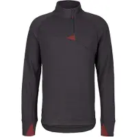 Klättermusen Huge Half Zip Sweater M'S Raven/Burnt Russet - L