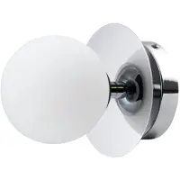 Globen Lighting Art Deco IP44 seinävalaisin/kattovalaisin Kromi-Valkoinen