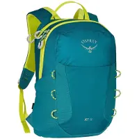 Osprey Kids' Jet 12 Blue Spikemoss/Lemongrass Retkeilyreput One Size