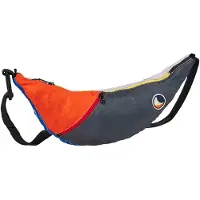 Ticket To The Moon Upcycled Sling Bag Unique olkalaukku