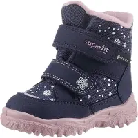 Superfit Talvisaappaat 'Husky 1' marine / roosa / valkoinen