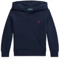 Ralph Lauren Seasonal Fleece-Ls Po Hood-Tp-Knt - Navy - 124-131