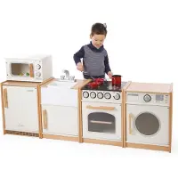 Tidlo Educational Wooden Toy Microwave