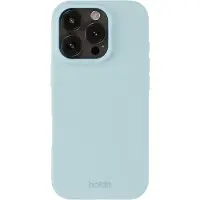 Holdit Silicone iPhone 16 Pro suojakuori (mineraalinsininen)