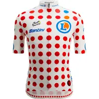 Santini Tour De France Polka Dot 2025 Lyhythihainen Pyöräilypaita