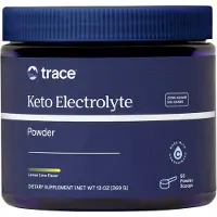 Trace Minerals Keto-elektrolyyttijauhe, sitruuna-lime - 330g