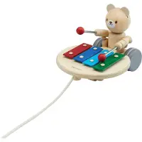PlanToys Pull-along Musical Bear