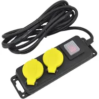 AWTOOLS Jatkojohto AW24701; IP44; 3x1,5 mm²; 5 m