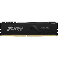 Kingston 8GB (1X8GB) DDR4 3600MT/S CL17 1RX8 FURY BEAST XMP, BLACK (KF436C17BB/8)