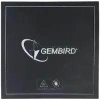Gembird 3DP-APS-01, Tulostimen rakennusalusta, Musta, 1 kpl