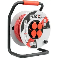 YATO Jatkojohto kelalla YT-8106; 30 m; 3x2,5 mm²