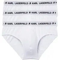 Karl Lagerfeld Bokserishortsit musta / valkoinen