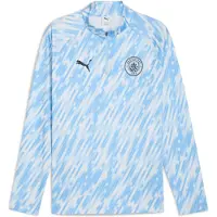 Puma Manchester City Fc 25/26 Ennen Ottelua Collegepaita Puolivetoketjulla