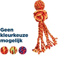 Kong - Wubba Weaves w/Rope Large 38 cm - Koirat - Koiran lelut ja pelit - Purulelut ja köydet