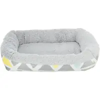 Trixie - Bunny Cuddly Bed Plush Gray 30 x 6 x 22 cm - Pieneläimet - Pesät ja häkkitarvikkeet - Sängyt ja riippumatot