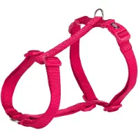 Trixie Premium H-harness S-M: 42-60 cm/15 mm fuchsia