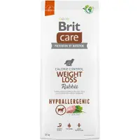 Brit Care Hypoallergenic Weight Loss Rabbit, Koiran kuivaruoka, Adult, 12 kg