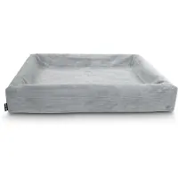 Bia Bed - päällinen Rib Grey nro 6 - 80 x 100 cm - 80 x 100 cm - Koirat - Koiranpedit ja pehmusteet - Koiransängyt ja koiranpedit