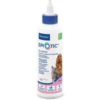 Virbac 125ml Epiotic Korvanpuhdistusaine kissoille ja koirille.