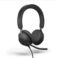 Jabra Evolve2 40 SE MS, kuulokemikrofoni, USB-C, musta