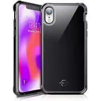 Itskins HYBRID GLASS cover for iPhone XS Max. Black