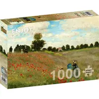 Enjoy Puzzle ENJOY Claude Monet: Poppy Field 1000p palapeli