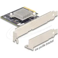 DeLOCK 31415, PCIe, Matala profiili, PCIe 3.0, Sininen, Ruostumaton teräs, Kiina, Hailo