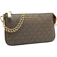 Michael Kors Olkalaukku ruskea / tummanruskea