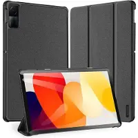 DUX Xiaomi Redmi Pad SE Dux Ducis Domo Tri-Fold Smart Lompakkokotelo - Musta