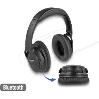 DeLOCK 27181, Langallinen & langaton, Puhelut/Musiikki, 20 - 20000 Hz, 228 g, Kuulokkeet, Musta