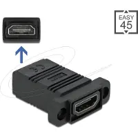 DeLOCK – Easy 45 HDMI Adapter straight (81307)