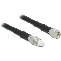 DeLOCK 12451, 10 m, RG-58, SMA, FME, Musta