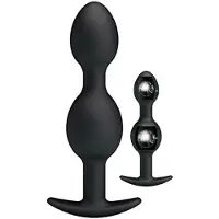 Pretty Love Heavy Balls Silicone Butt Plug 3