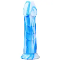 FantasyColors Vipriks Dildo Blue-White 21 cm